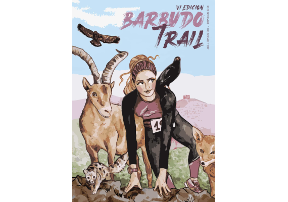 Cartel de presentación Barbudo Trail 2019