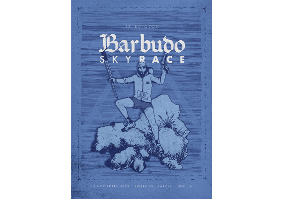 Cartel de presentación Barbudo Sky Race 2023